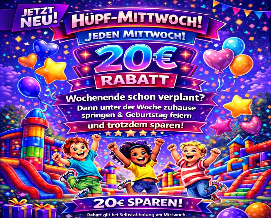 Hüpfburg ge-event.de aktion