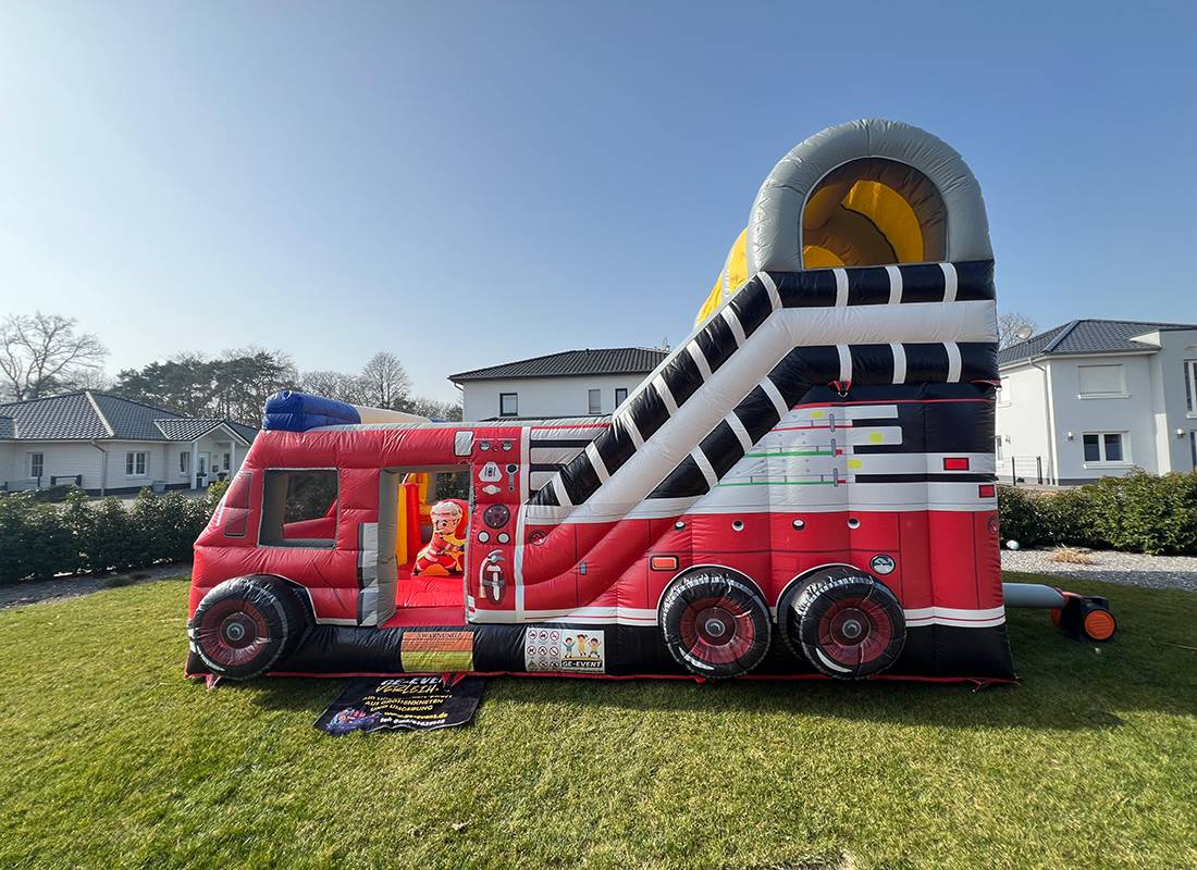 Feuerwehr Hüpfburg Feuerwehrwagen Mieten Leihen Brinkum