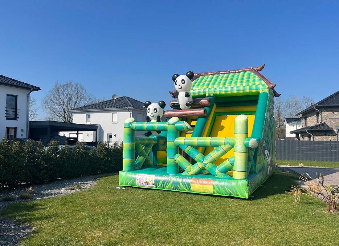 Panda Hüpfburg Mieten leihen Bremen