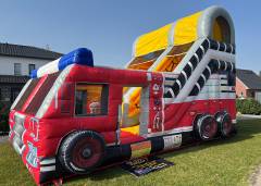 Feuerwehrwagen Hüpfburg Mieten